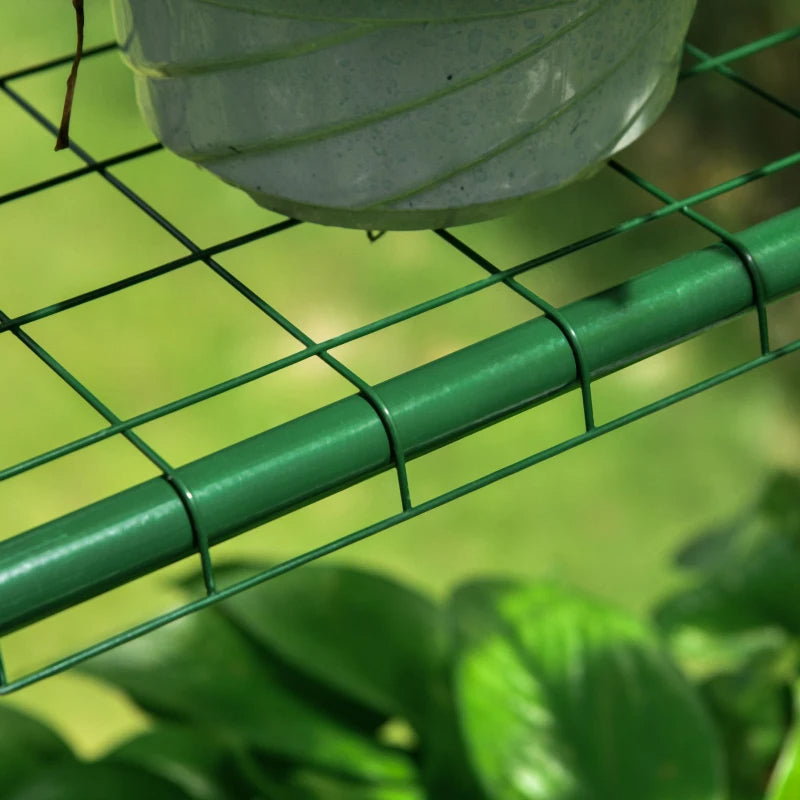 Mini Walk-In Greenhouse with Shelves