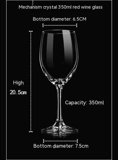 Crystal Red Wine Glass