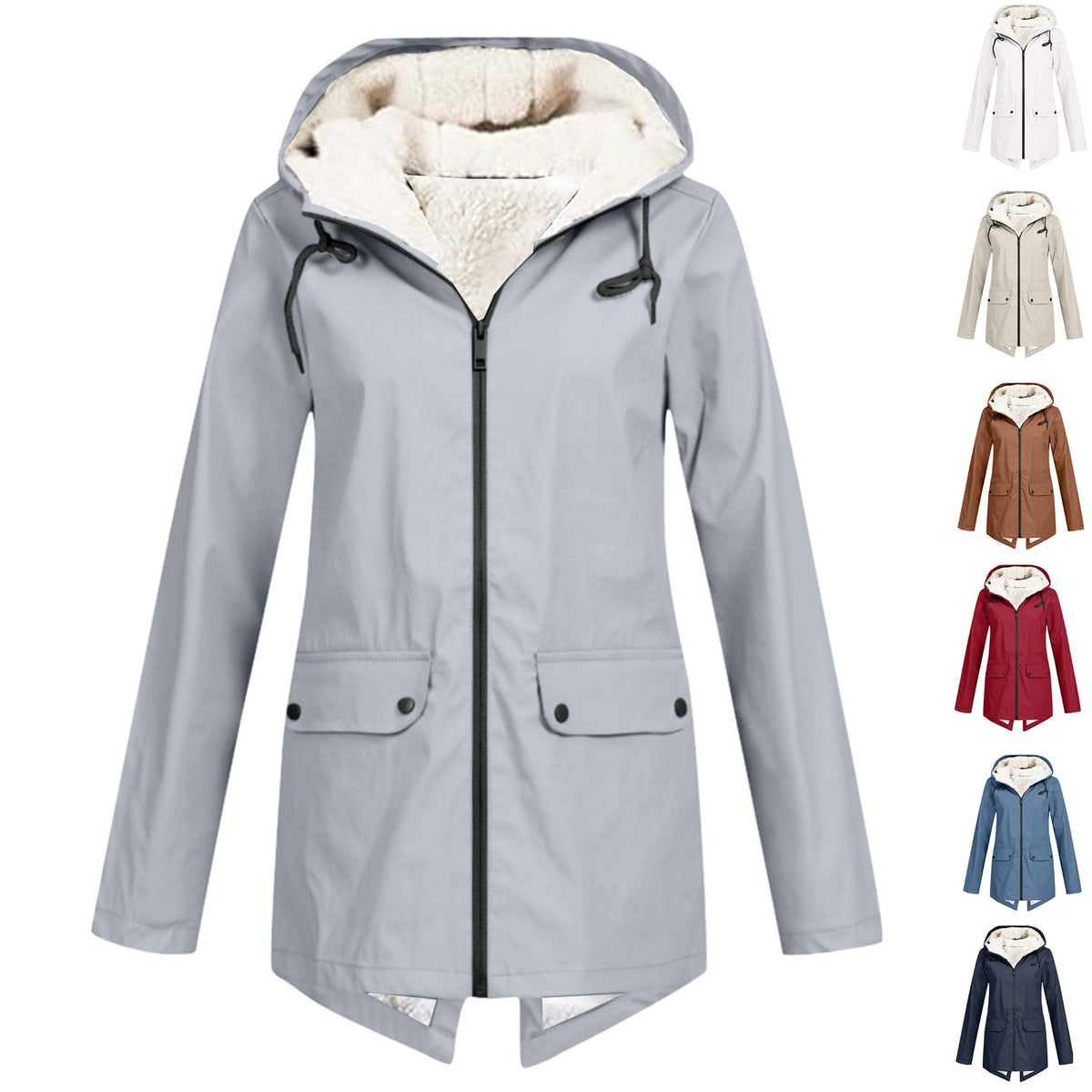 Unisex Fleece-Lined Winter Parka