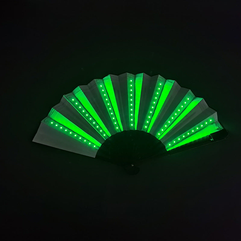 LED Light-Up Folding Hand Fan