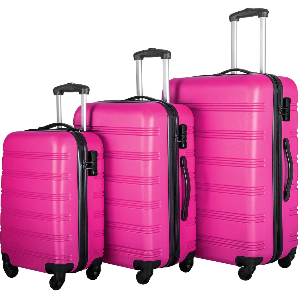 3-Piece Hardshell Luggage Set with TSA Locks