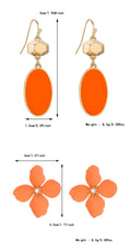 Colorful Flower Stud Earrings