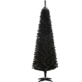 6 ft Black Pencil Christmas Tree