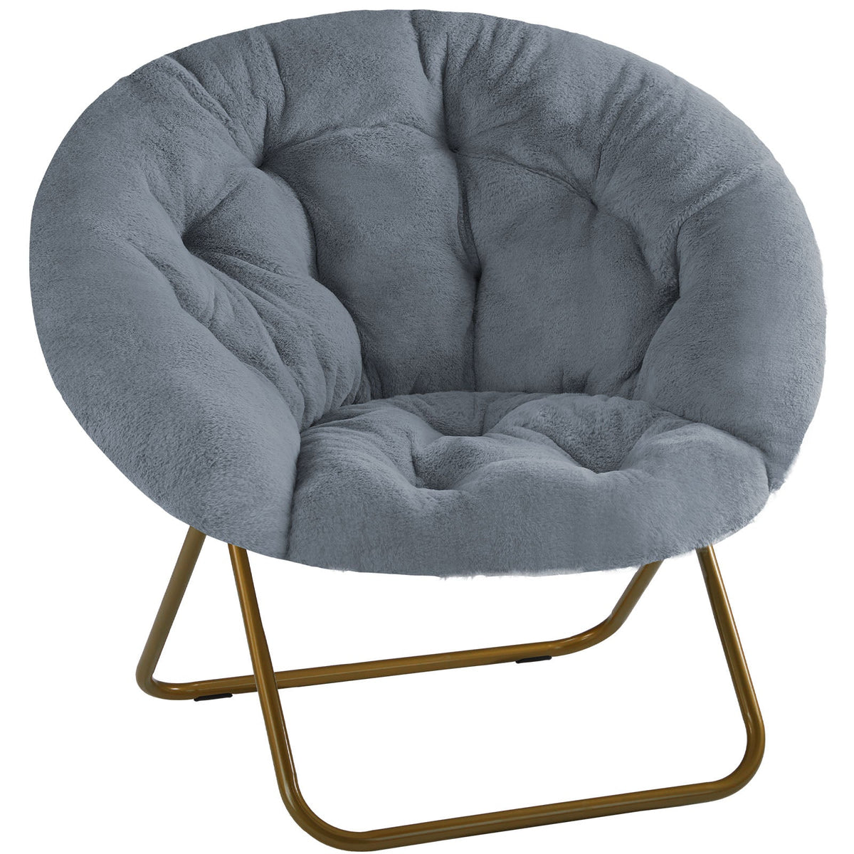 Faux Fur Saucer Chair