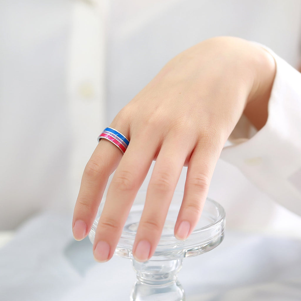 Rainbow Titanium Steel Ring