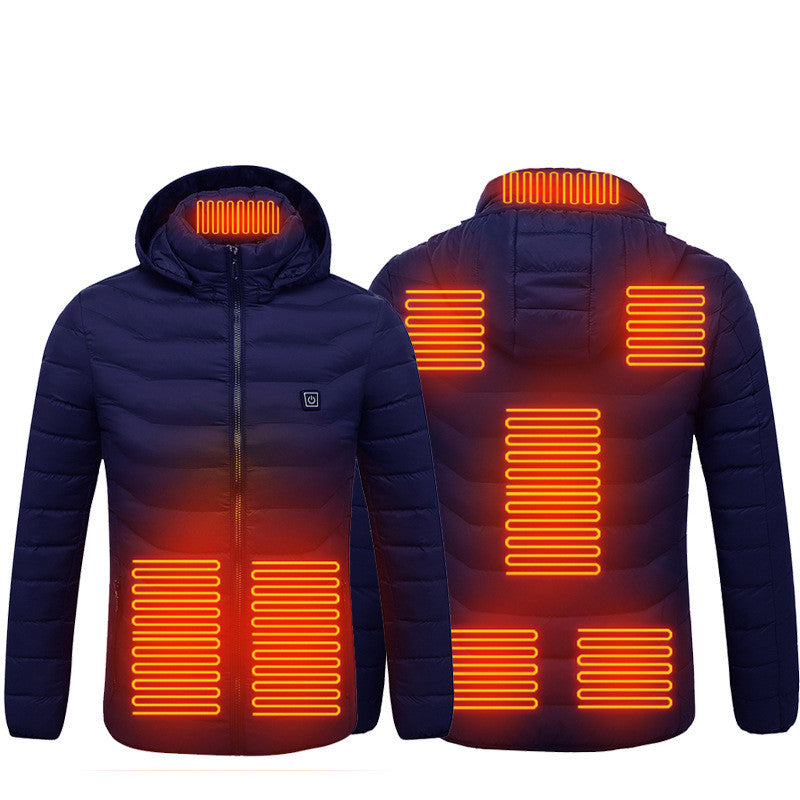 Men's USB Heated Hooded Jacket