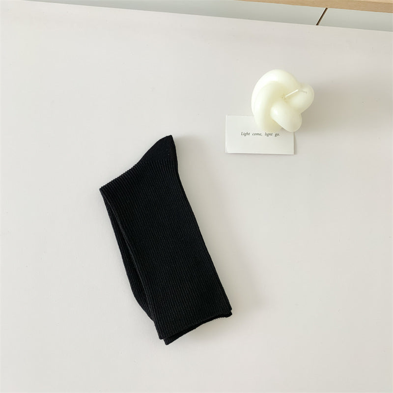 Women's Candy-Color Cotton Crew Socks