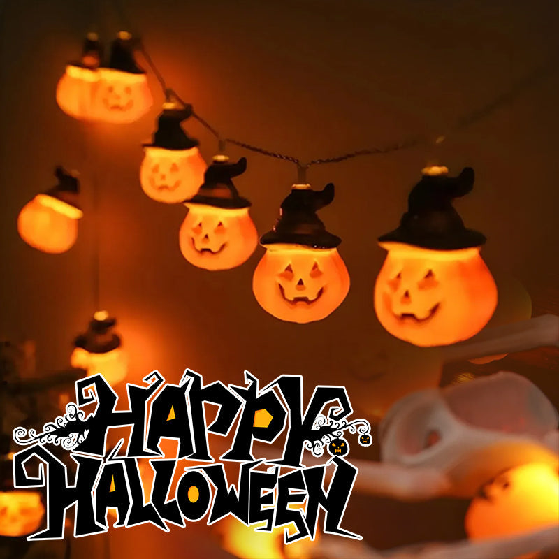 Halloween Pumpkin & Ghost String Lights