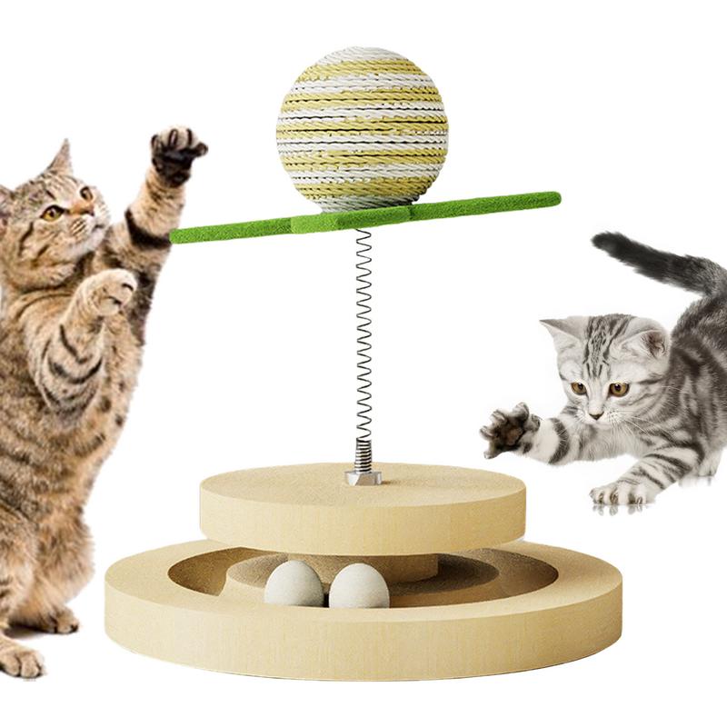 Sisal Scratch Pad with Ball Track