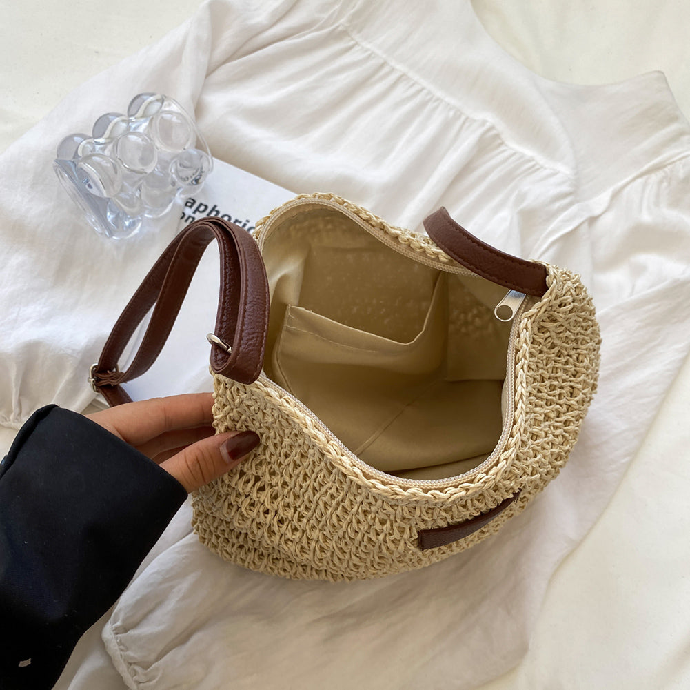 Straw Vacation Tote