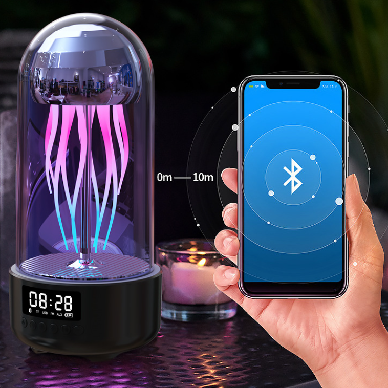 Jellyfish Lamp Speaker & Clock