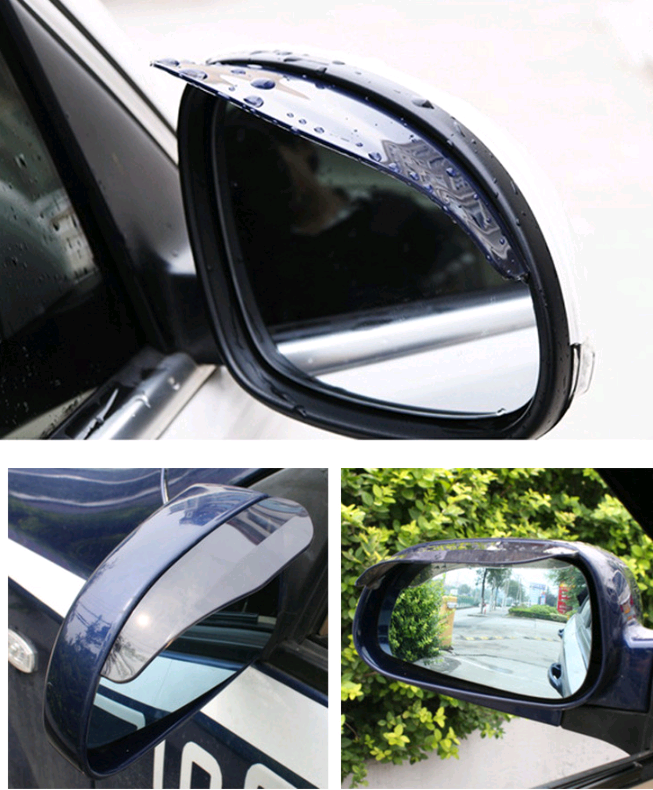 Side Mirror Rain Visors (Pair)