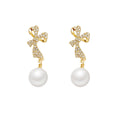 Rhinestone Butterfly Earrings