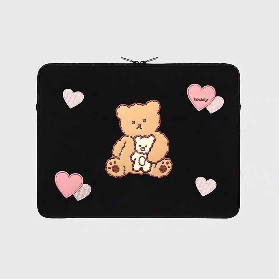 Cute Embroidered Laptop Sleeve