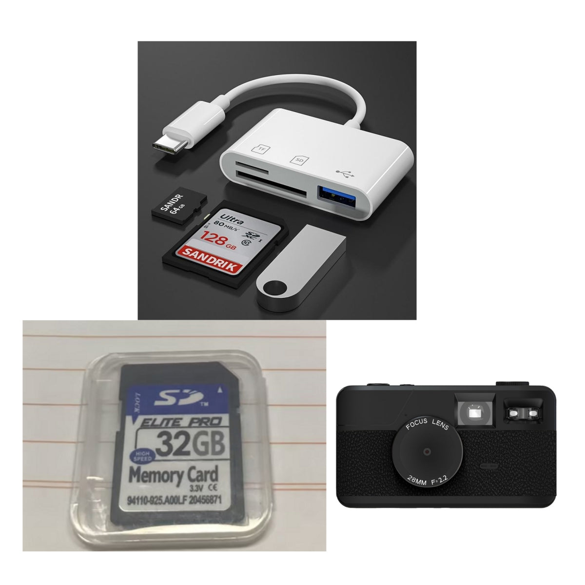 Retro Screen-Free Digital Camera