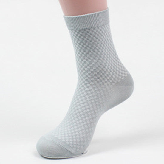 Men's Bamboo Fiber Dress Socks (5 Pairs)