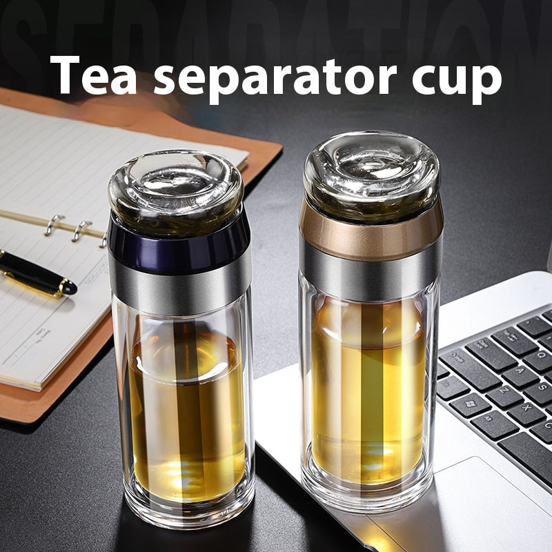 Double-Wall Glass Tea Cup
