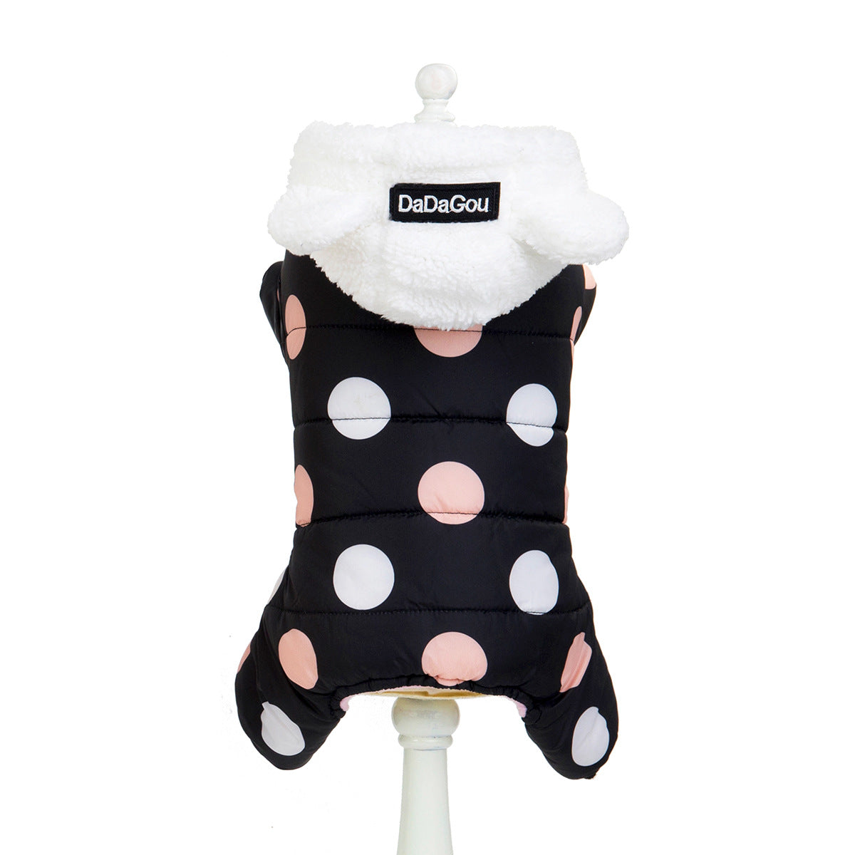 Polka Dot Four-Leg Dog Coat