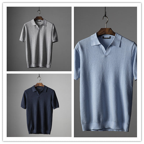 Men's Knit Polo Shirt