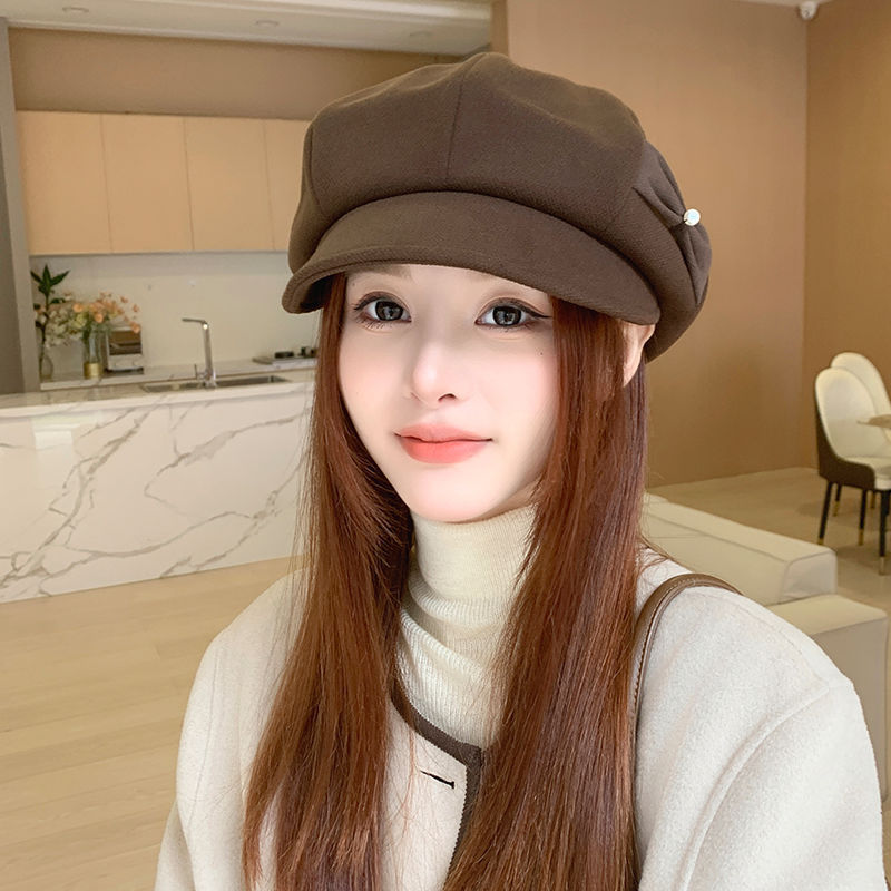 Pearl Bow Beret