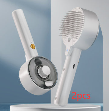 Self-Cleaning Pet Steam Brush
