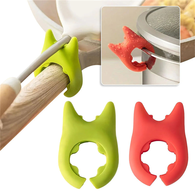 Silicone Spoon Rest & Pot Clip