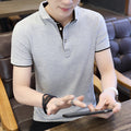 Men's Color-Block Zip Polo