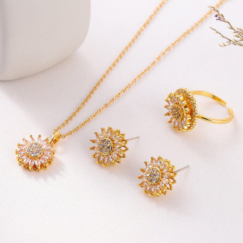 Sunflower Jewelry Set