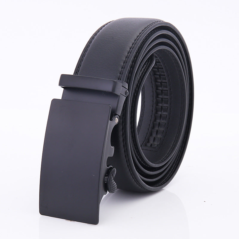 Men's Automatic Buckle Leather Belt