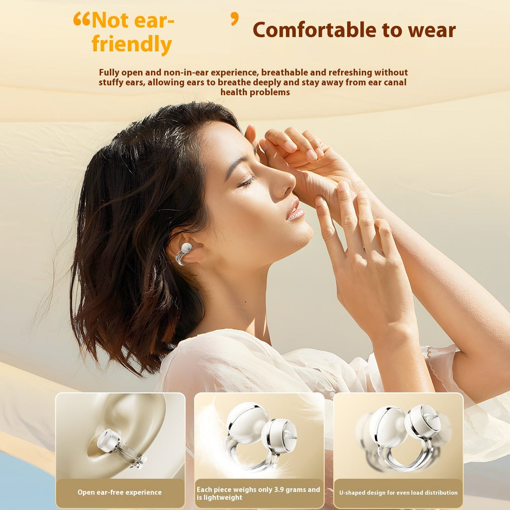 Clip-On Open-Ear Sports Headphones