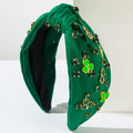 Rhinestone Clover Headband
