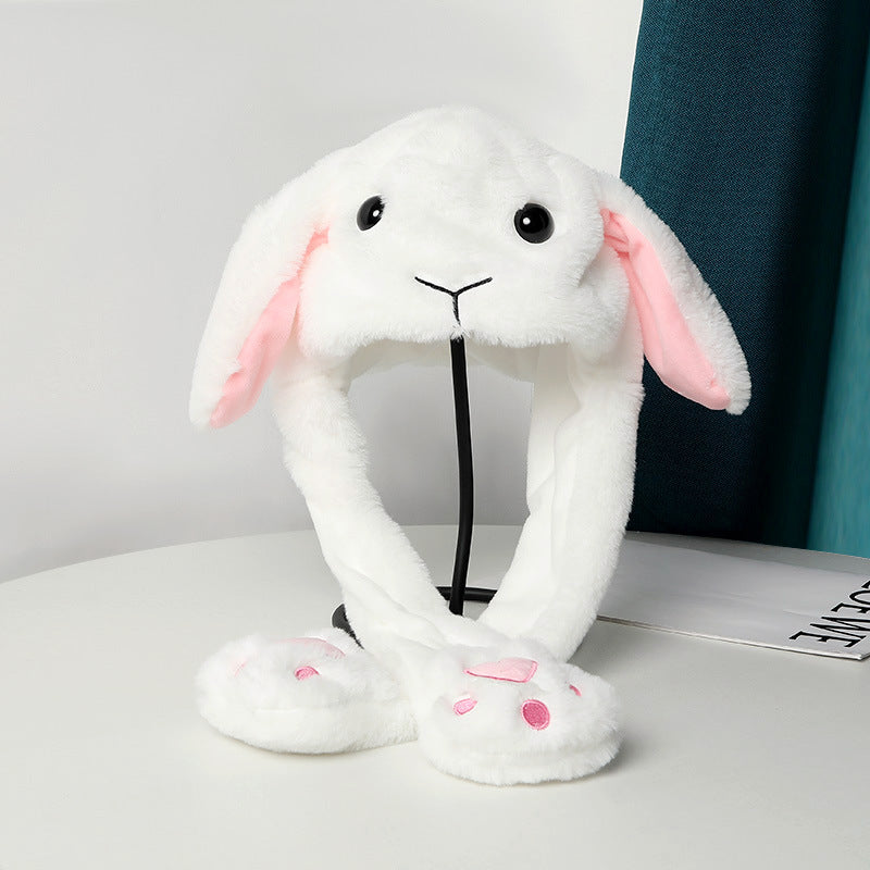 Moving Ear Plush Animal Hat