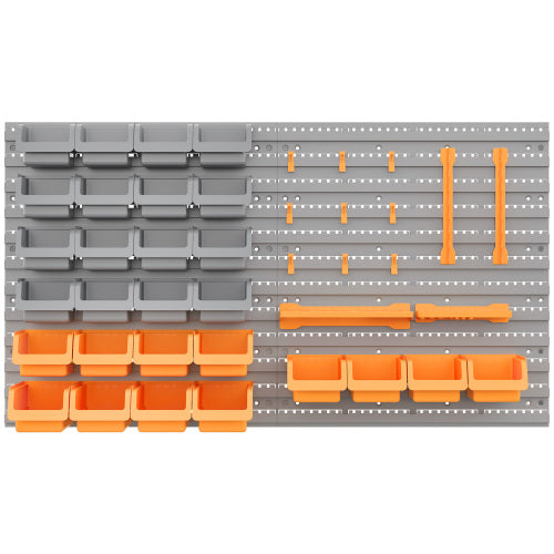 44-Piece Pegboard Tool Organizer Kit