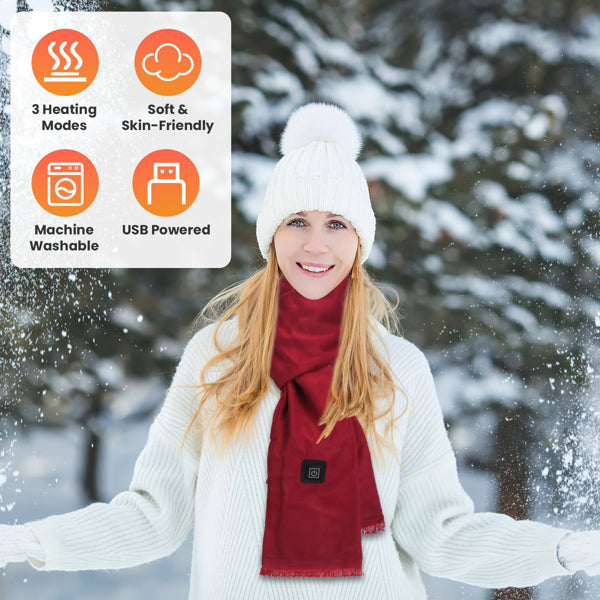 USB Heated Neck Scarf