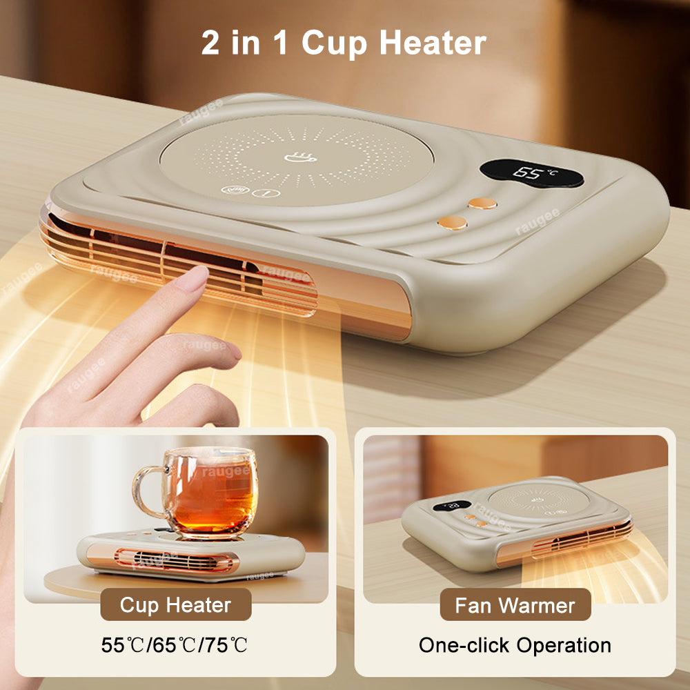 Mug Warmer with Hand-Warming Fan