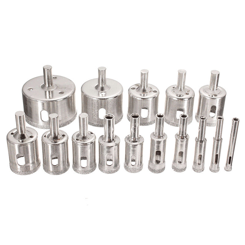 15-Piece Diamond Hole Saw Set