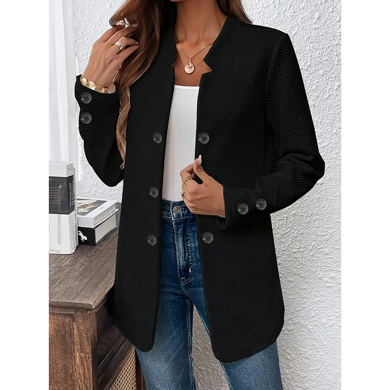 Open-Front Blazer Cardigan