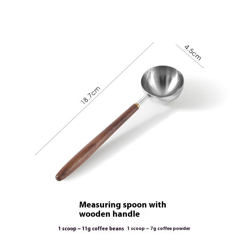 Walnut Handle Coffee Scoop