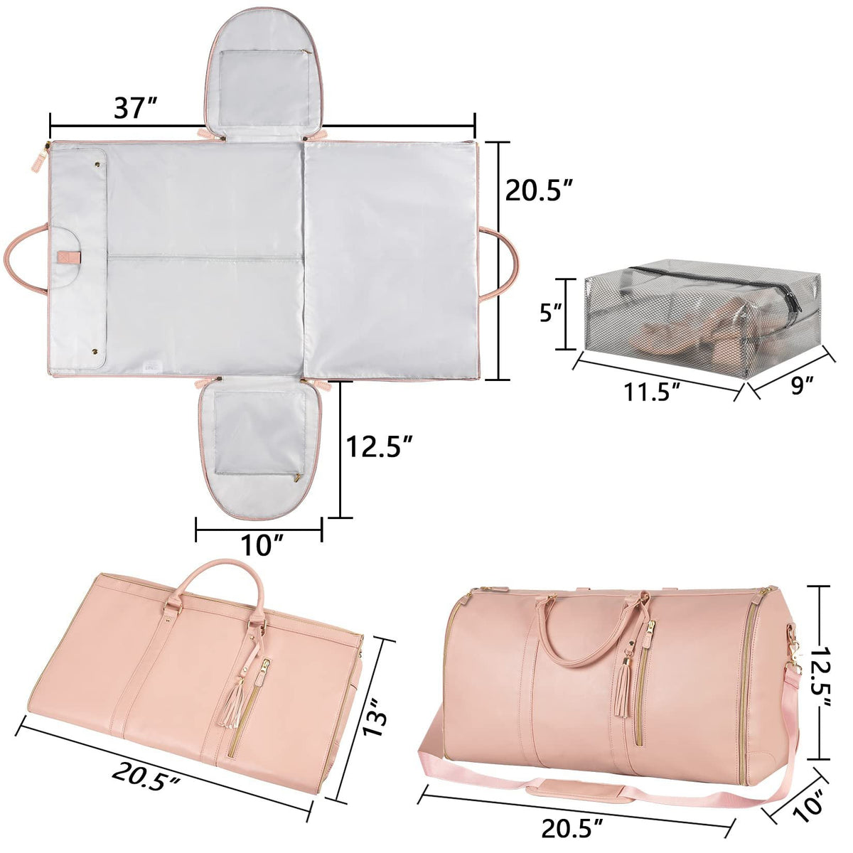 Foldable Travel Duffle & Garment Tote
