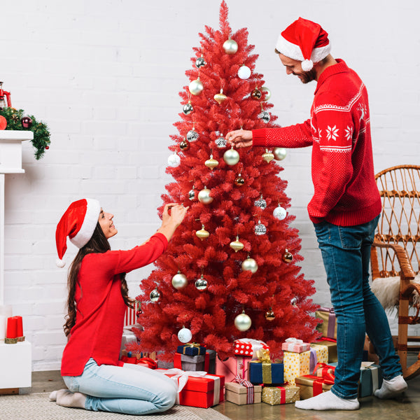 5 ft Red Christmas Tree