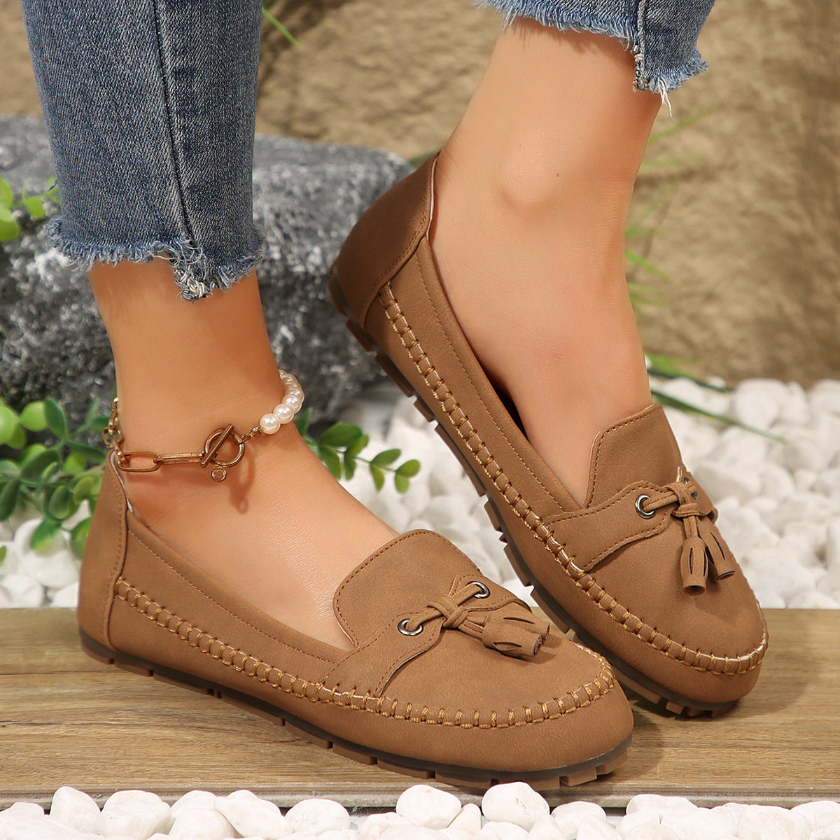 Women's Soft Round-Toe Loafers