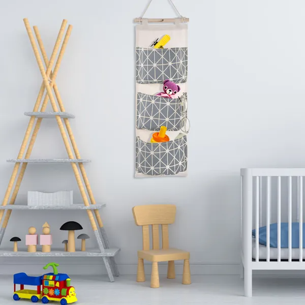 Wall-Mount Linen Storage Pockets