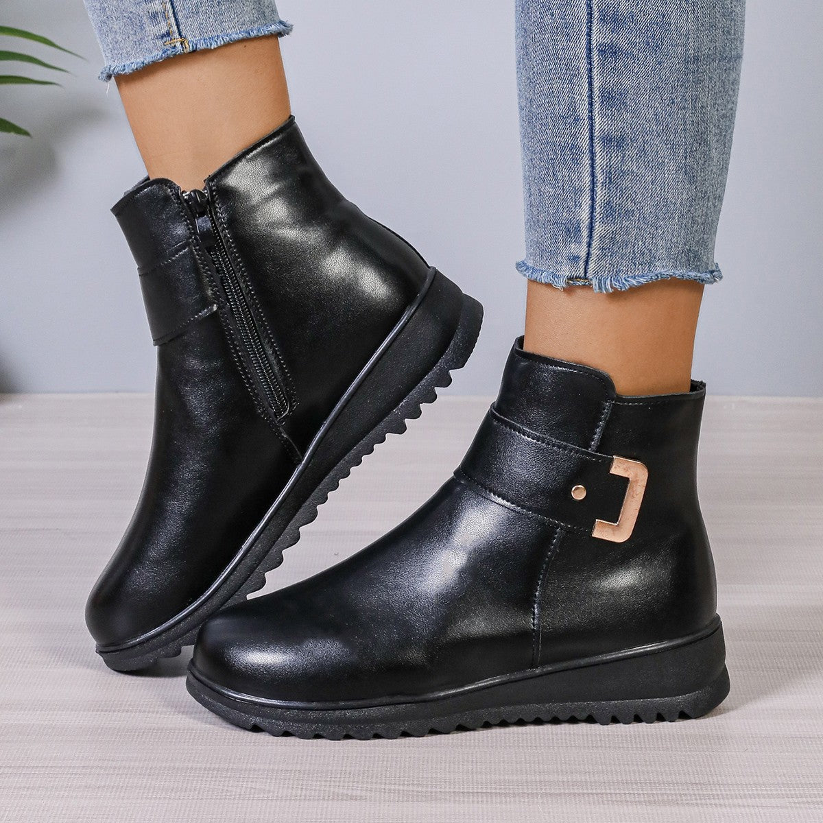 Women's Fleece-Lined Ankle Boots