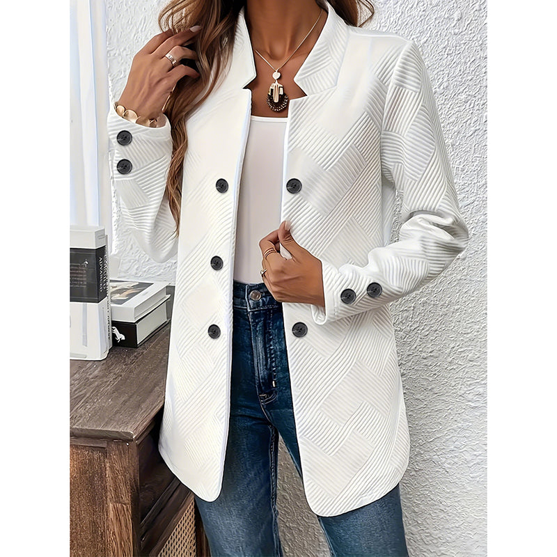 Open-Front Blazer Cardigan