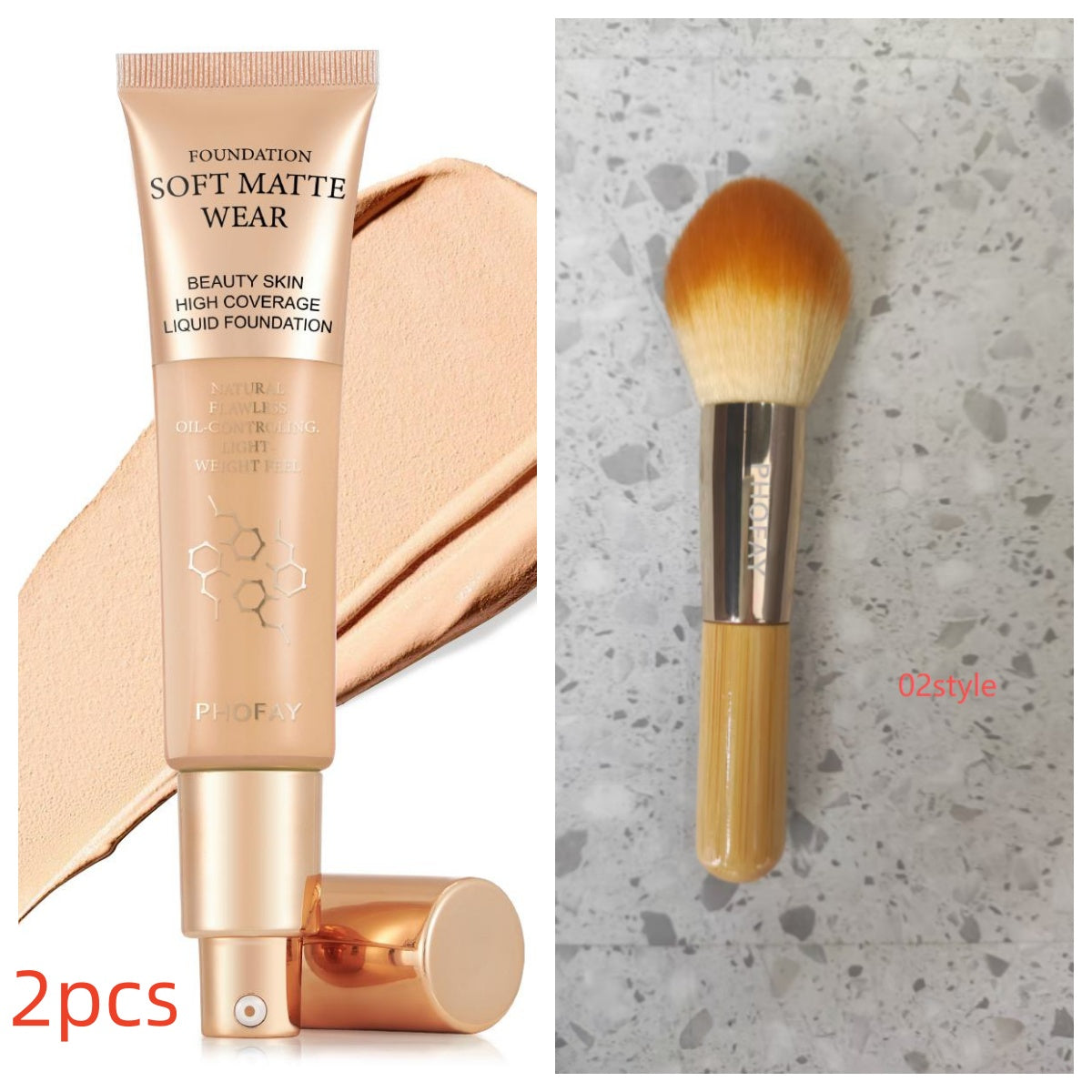 Full-Coverage Liquid Foundation