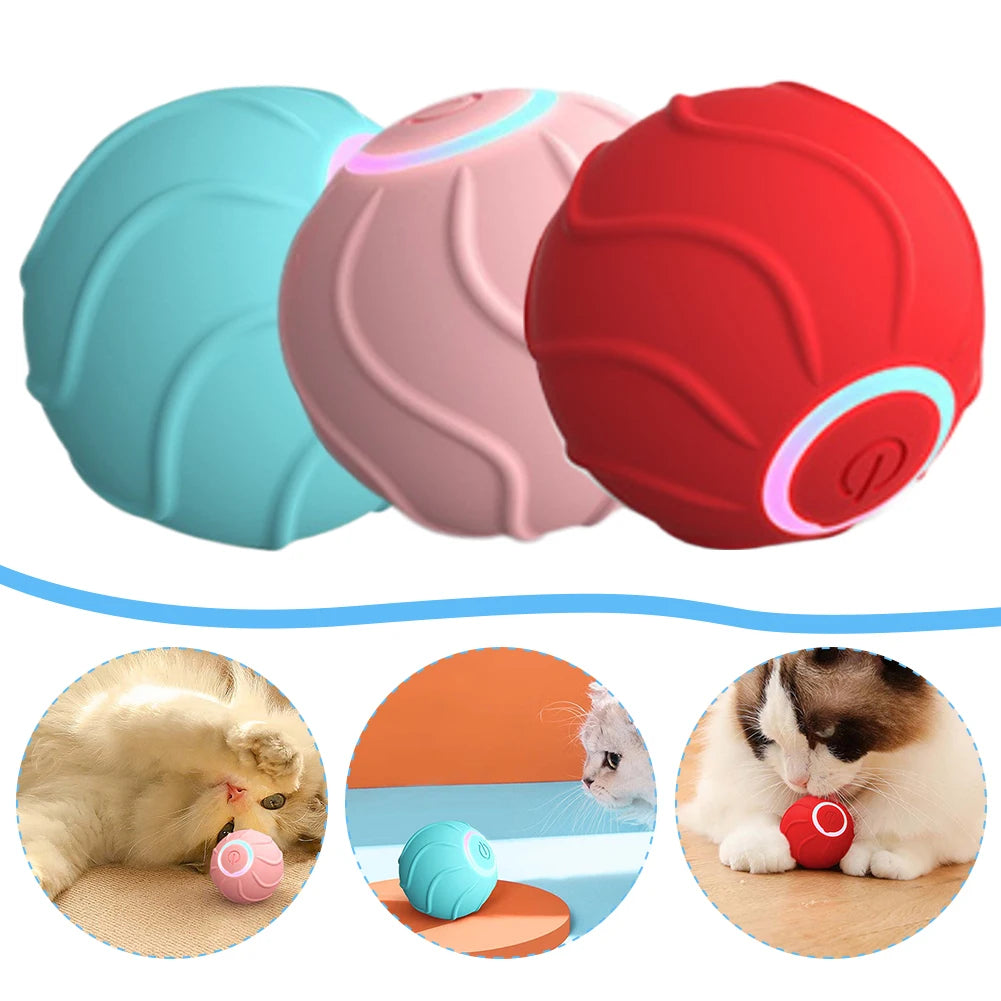 Automatic Rolling Ball Cat Toy