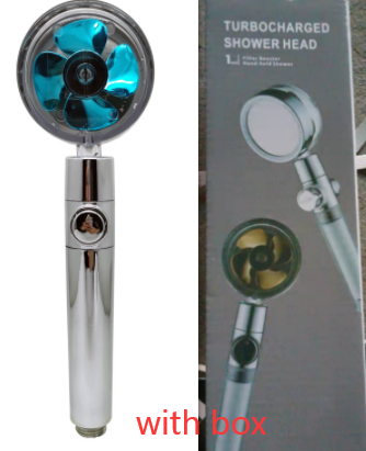 High-Pressure Turbo Fan Shower Head