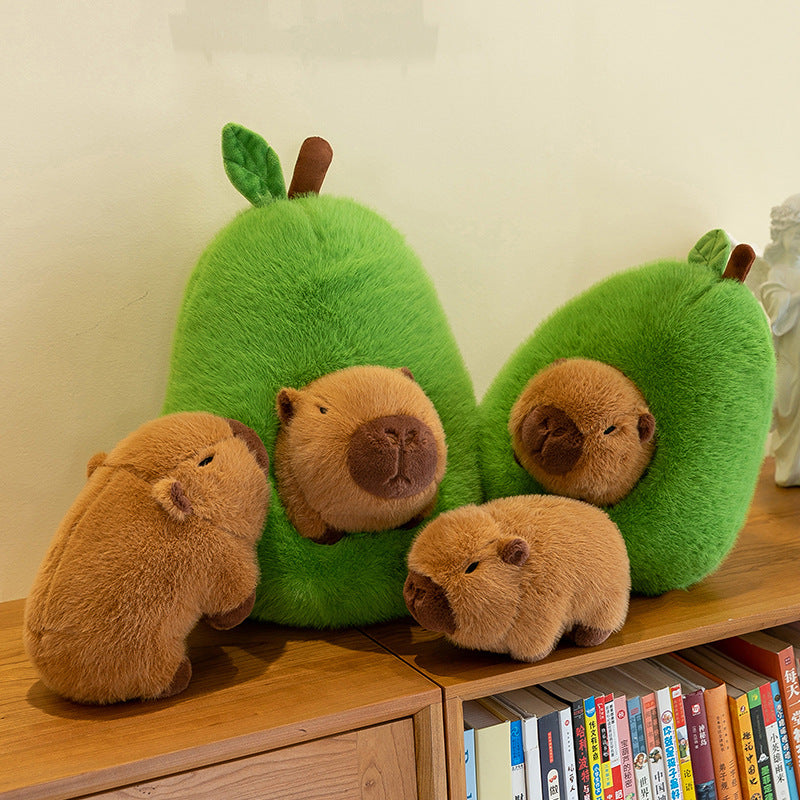 Avocado Capybara Plush
