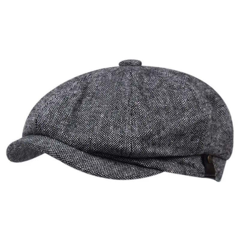 Octagonal Newsboy Cap
