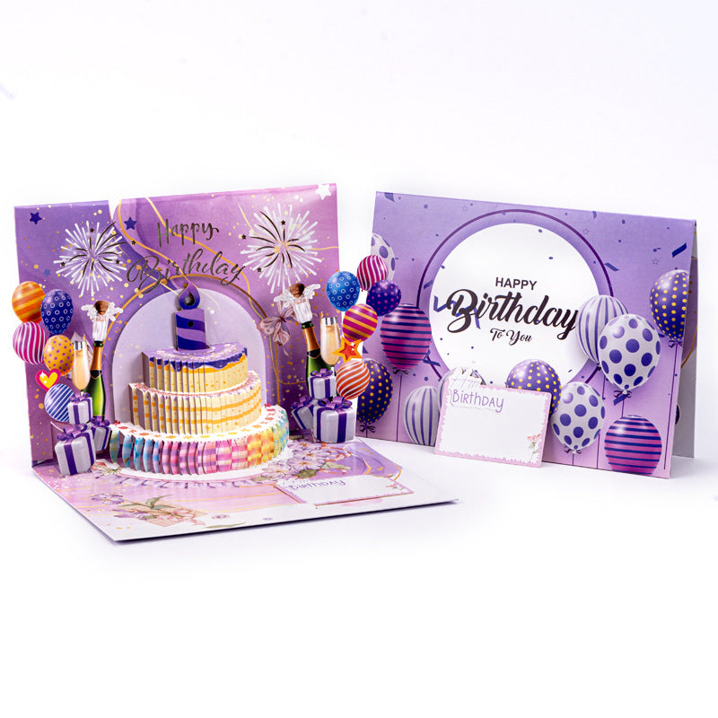 Blow-Out Birthday Cake Card